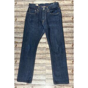 Canton Overalls Dark Selvedge Jeans Denim size 74 US 29 Made In Japan